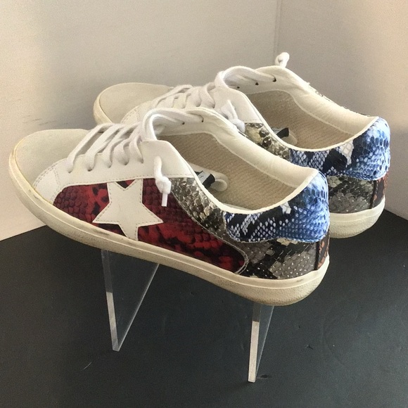 Pristine Vintage Havana Sneakers Tennis Shoes STAR Snakeskin Sz 9 - Picture 8 of 13